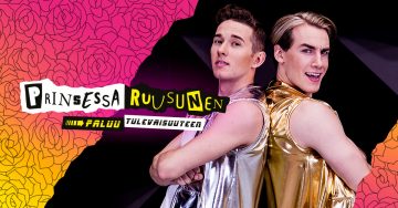 PRINSESSA RUUSUNEN – PALUU TULEVAISUUTEEN - Kuvassa: Alvari Stenbäck & Janne Saarinen - Kuva © Mikko Marjakangas