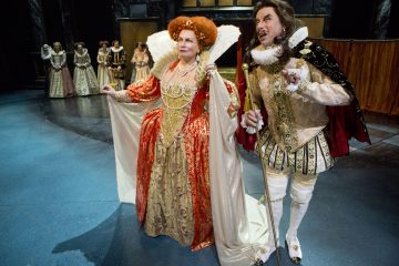 Helsingin Kaupunginteatteri – Rakastunut Shakespeare – Kuvassa Helena Haaranen ja Risto Kaskilahti – Kuva Tapio Vanhatalo