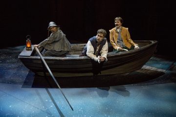 Helsingin Kaupunginteatteri – Rakastunut Shakespeare – Kuvassa Kai Lähdesmäki, Heikki Ranta ja Miila Virtanen – Kuva Tapio Vanhatalo