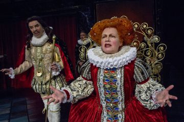 Helsingin Kaupunginteatteri – Rakastunut Shakespeare – Kuvassa Risto Kaskilahti ja Helena Haaranen – Kuva Tapio Vanhatalo