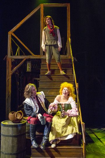 Helsingin Kaupunginteatteri – Rakastunut Shakespeare – Kuvassa Kari Mattila, Ilkka Kokkonen, Jyrki Kasper – Kuva Tapio Vanhatalo