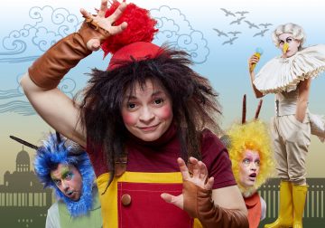 Helsingin Kaupunginteatteri – Mörköooppera – Kuvassa Sanna Majuri, Heikki Sankari, Tiina Peltonen, Sofia Hilli – Kuvat Tom Röllich, kuvankäsittely Raili Petäjistö