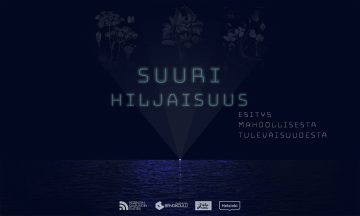 Suuri hiljaisuus -esityksen markkinointiin ja viestintään.