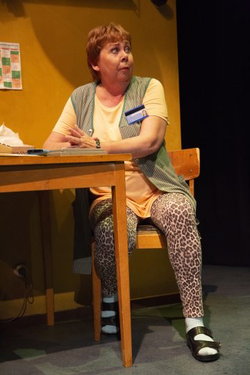 Lilla Teatern – Fly Me To The Moon –  På bilden Pia Runnakko – Foto Henrik Schütt