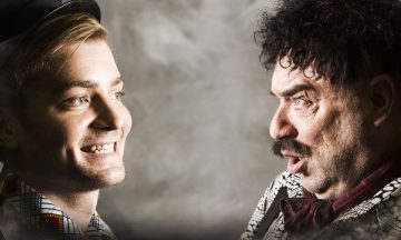 Helsingin Kaupunginteatteri –  Herra Puntila ja hänen renkinsä Matti – Kuvassa Antti Peltola, Pertti Sveholm – Kuva © Tapio Vanhatalo