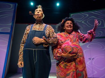 Helsingin Kaupunginteatteri – Fingerpori – Kuvassa Pekka Huotari, Leenamari Unho – Kuva © Miika Storm