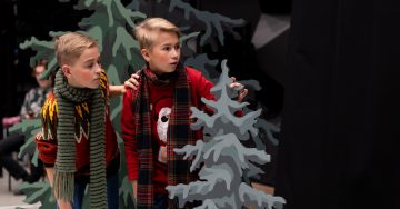 Helsingin Kaupunginteatteri – ShedHelsinki – Metsän joulu – Kuva © Luukas Salin / Rabbit Visuals