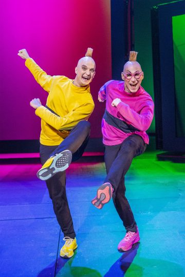 Helsingin Kaupunginteatteri – Tatu ja Patu Helsingissä – Kuvassa Paavo Kääriäinen ja Antti Timonen – Kuva Robert Seger