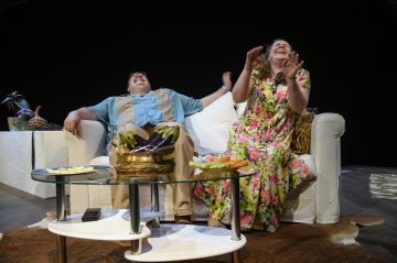 Helsingin Kaupunginteatteri – Tähtisadetta – Kuvassa Mikko Penttilä ja Katja Küttner – Kuva © Tuomo Manninen