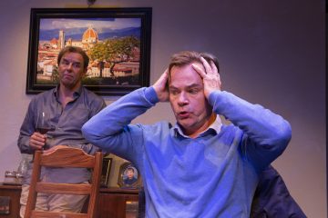 Helsingin Kaupunginteatteri – Illallinen ystävien kesken – Kuvassa Risto Kaskilahti ja Carl-Kristian Rundman – Kuva © Laura Malmivaara