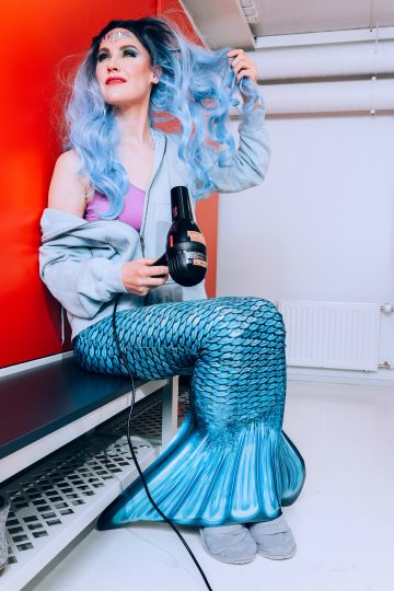 Helsingin Kaupunginteatteri – Vain parasta minulle – Kuvassa Vappu Nalbantoglu – Kuva Antti Sepponen