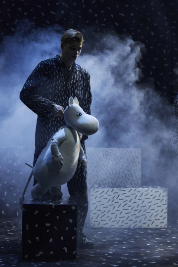 Lilla Teatern – Kris och katastrof i Mumindalen – På bilden Alexander Wendelin – Foto Linus Lindholm