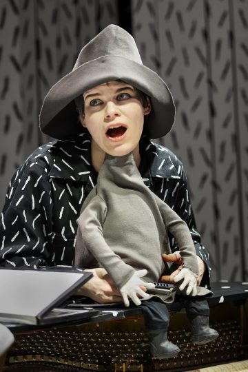 Lilla Teatern – Kris och katastrof i Mumindalen – På bilden Reetta Moilanen – Foto Otto-Ville Väätäinen