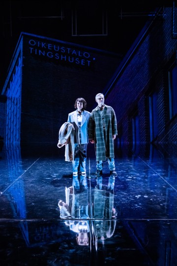 Helsingin Kaupunginteatteri - Kuka tappoi bambin? - Kuvassa: Heidi Herala ja Kari Mattila -
Kuvaaja: Noora Geagea