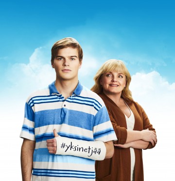 Helsingin Kaupunginteatteri – Rakas Evan Hansen – Kuvassa Petja Pulkkinen ja Nina Tapio – Kuva Ilkka Saastamoinen