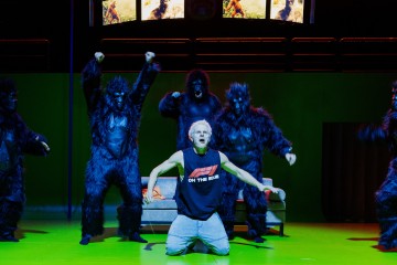 Helsingin Kaupunginteatteri – Ape army – Kuvassa Olli Riipinen – Kuva Mitro Härkönen