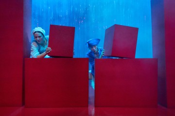 Lilla Teatern – Figaros bröllop – På bilden Minni Gråhn och Alexander Wendelin  – Foto Linus Lindholm