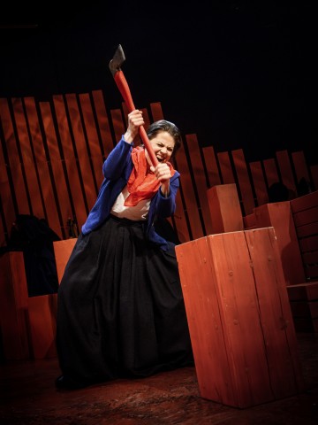 Lilla Teatern – Katrina – På bilden Emma Klingenberg – Foto Cata Portin