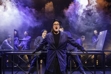 Lilla Teatern – Dancer in the Dark – På bilden 	Tiina Peltonen, Mikko Paloniemi, Sofia Hilli, Lumi Aunio, Alexander Wendelin, Antti Timonen och Tuukka Leppänen – Foto Heli Blåfield