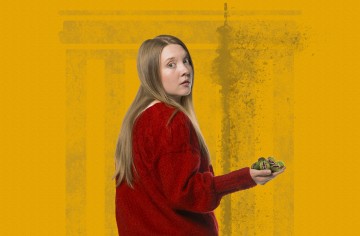 Helsingin Kaupunginteatteri – Sinun, Margot – Kuvassa Satu Tuuli Karhu – Kuva Mitro Härkönen