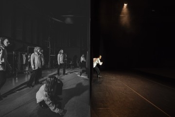 Helsingin Kaupunginteatteri – Project No. 2191 – Kuvassa Sofia Hilli, Anni Koskinen, Pekka Louhio, Mikko Paloniemi, Justus Pienmunne, Inka Tiitinen, Anna Virkkunen – Kuva Kai Kuusisto